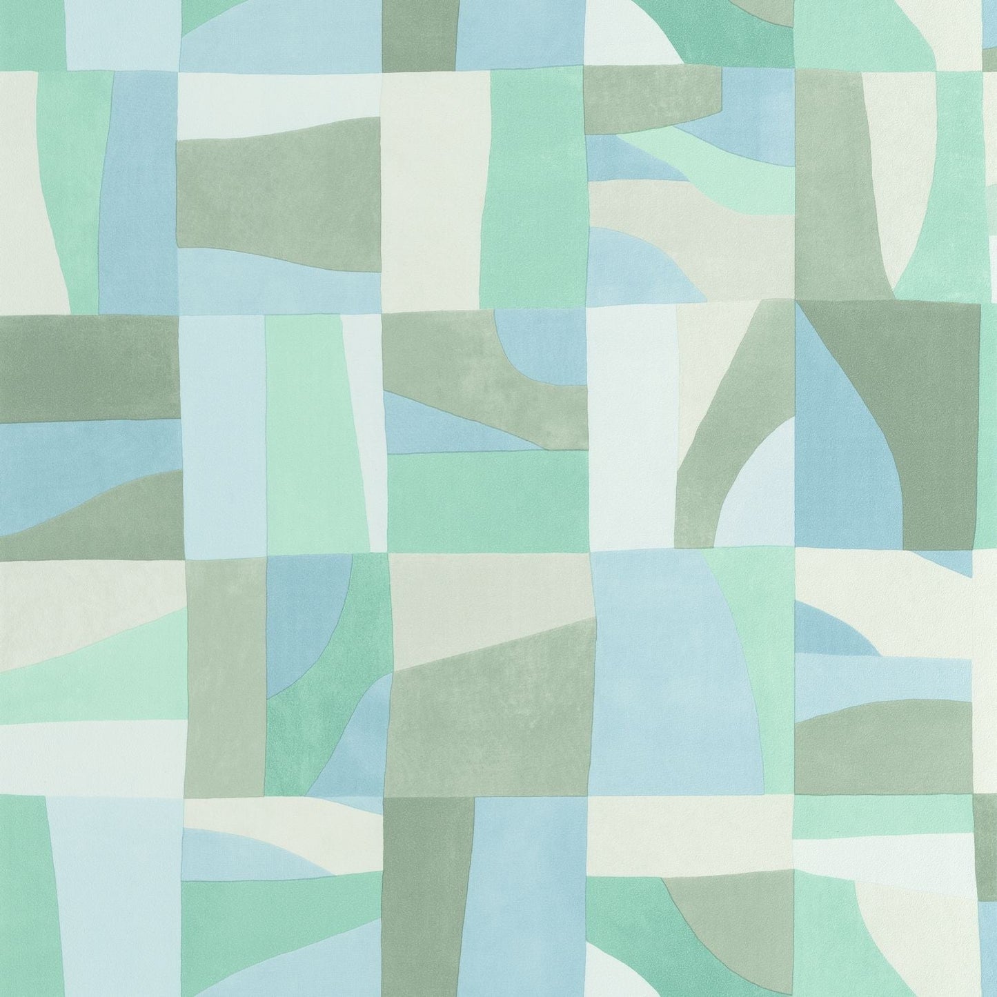 Aix Wallpaper - Vert Aqua - Caselio - 105467607 - Premier Wallcovering