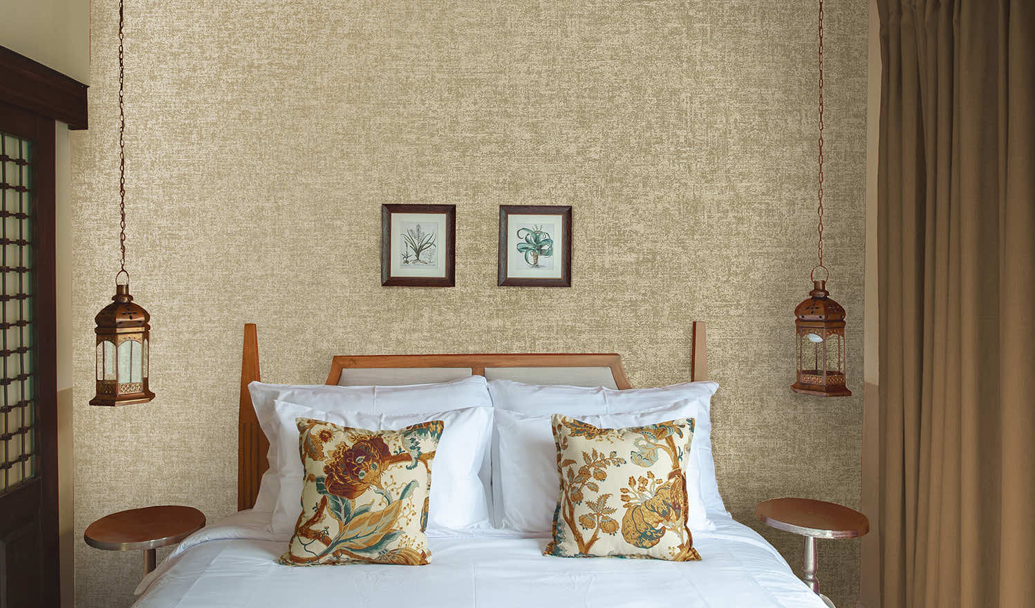 Ajanta Wallpaper - Taupe - Holden Décor - 91882 - Premier Wallcovering