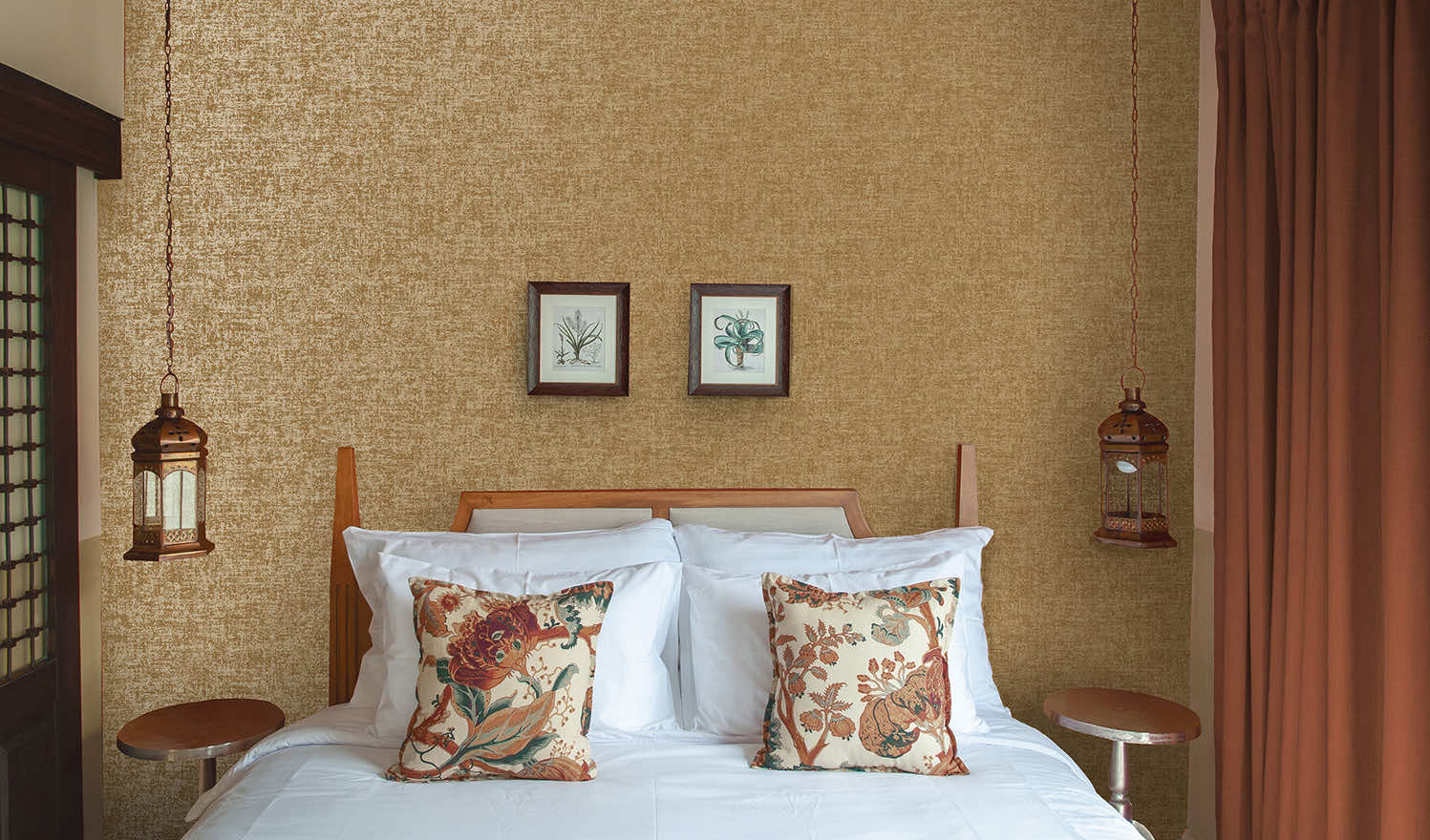 Ajanta Wallpaper - Copper - Holden Décor - 91880 - Premier Wallcovering