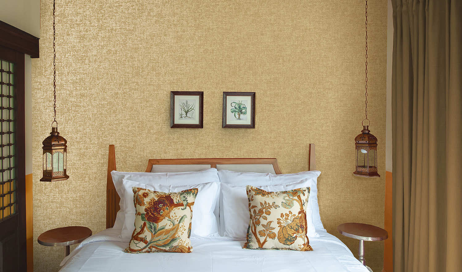 Ajanta Wallpaper - Gold - Holden Décor - 91881 - Premier Wallcovering