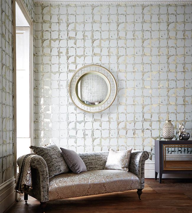 Akoa Wallpaper - Platinum - HLEO110635 - Harlequin - Premier Wallcovering