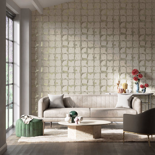 Akoa Wallpaper - Platinum - HLEO110635 - Harlequin - Premier Wallcovering