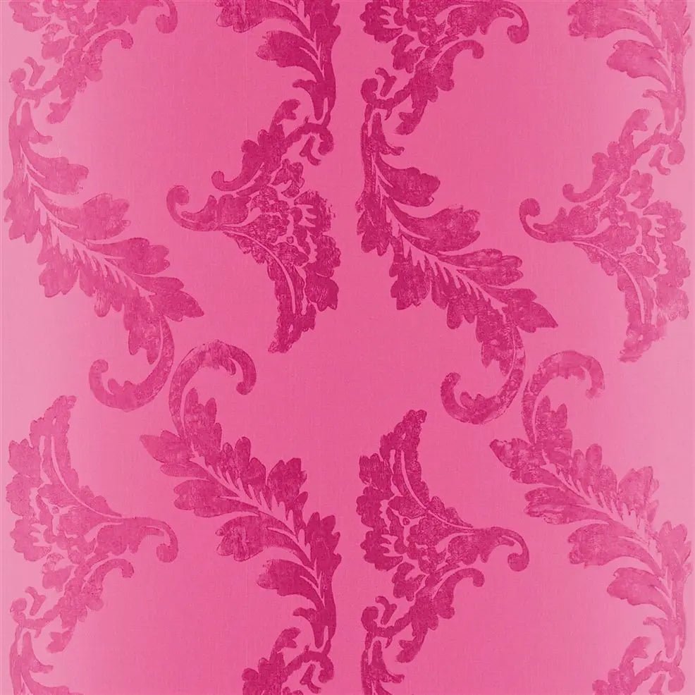 Aksu Wallpaper - Magenta - P614/06 - Designers Guild - Premier Wallcovering