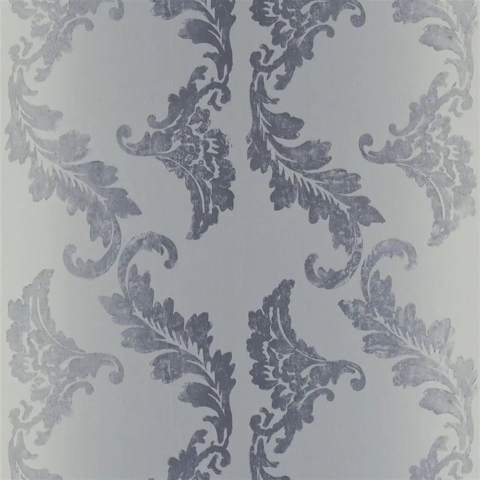 Aksu Wallpaper - Graphite - P614/02 - Designers Guild - Premier Wallcovering