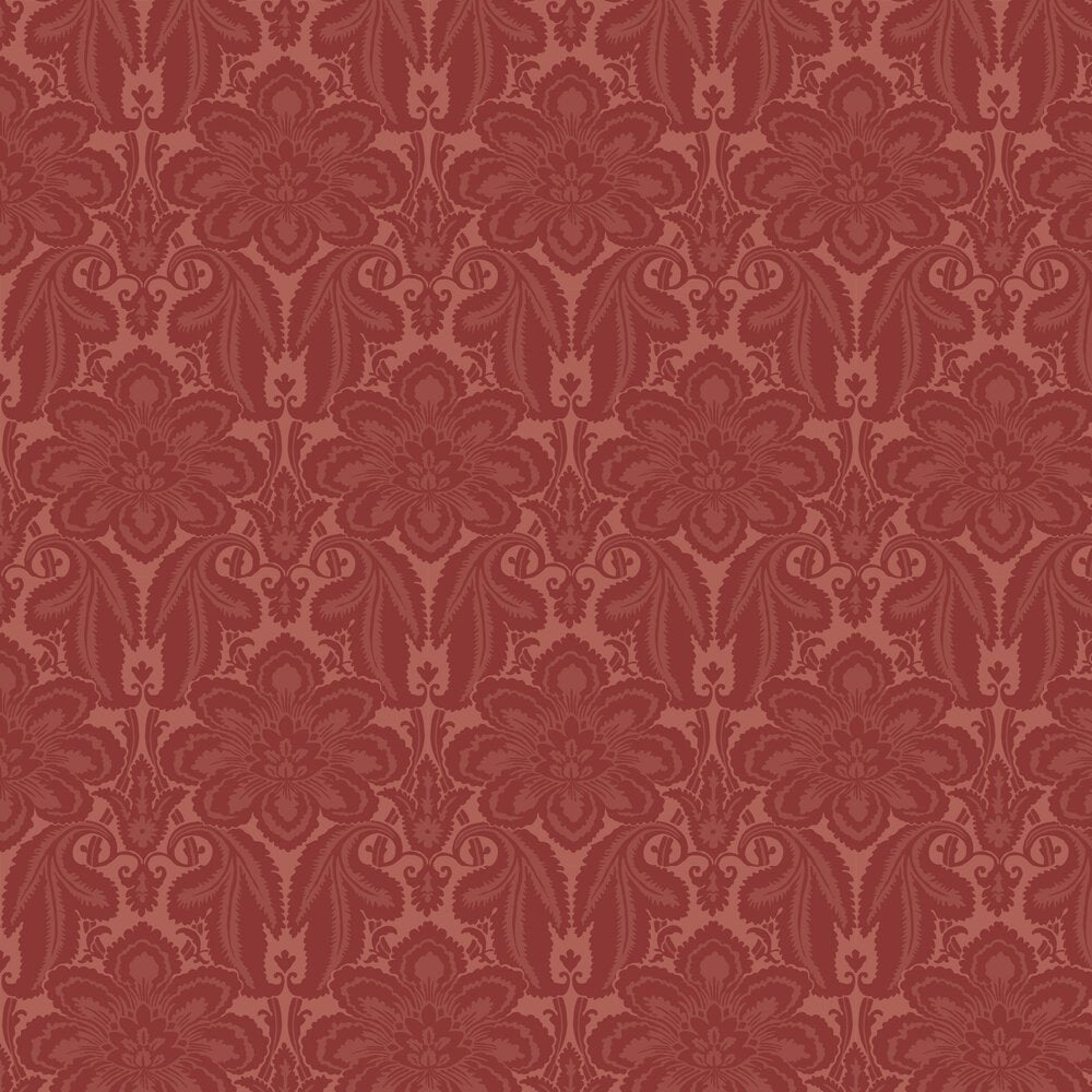 Albemarle St Wallpaper - Flame Red - Little Greene - 0251ALFLAME - Premier Wallcovering