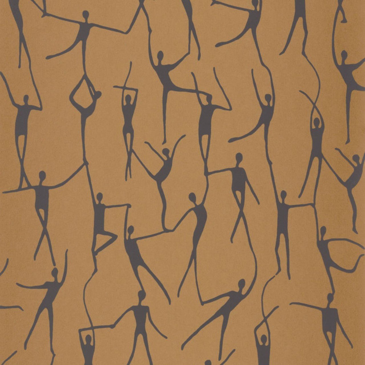 Alberto Iconic Wallpaper - Camel - Casadeco - 88422525 - Premier Wallcovering