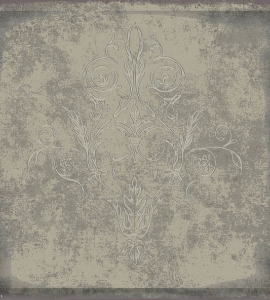 Albery Wallpaper - Rose Metallic Gold on Silver Foil - 94/4019 - Cole & Son - Premier Wallcovering