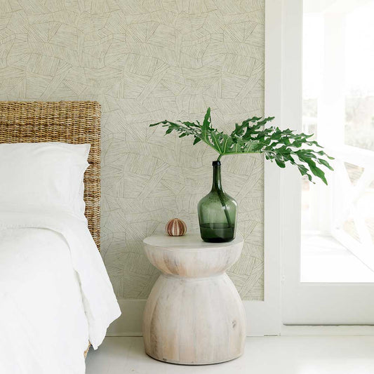 Aldabra Wallpaper - Sand - A Street Prints - FD26400 - Premier Wallcovering