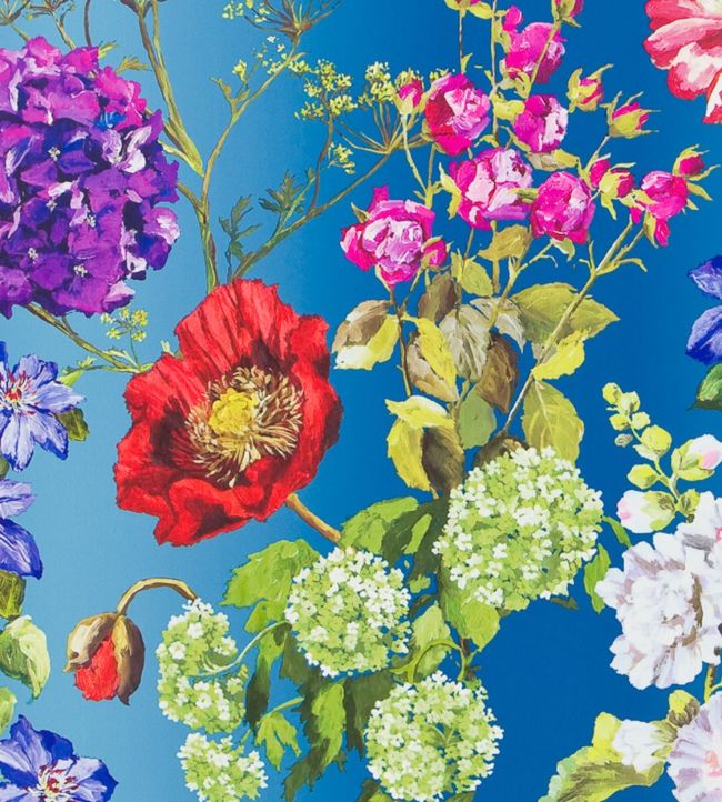 Alexandria Wallpaper - Lapis - P623/01 - Designers Guild - Premier Wallcovering