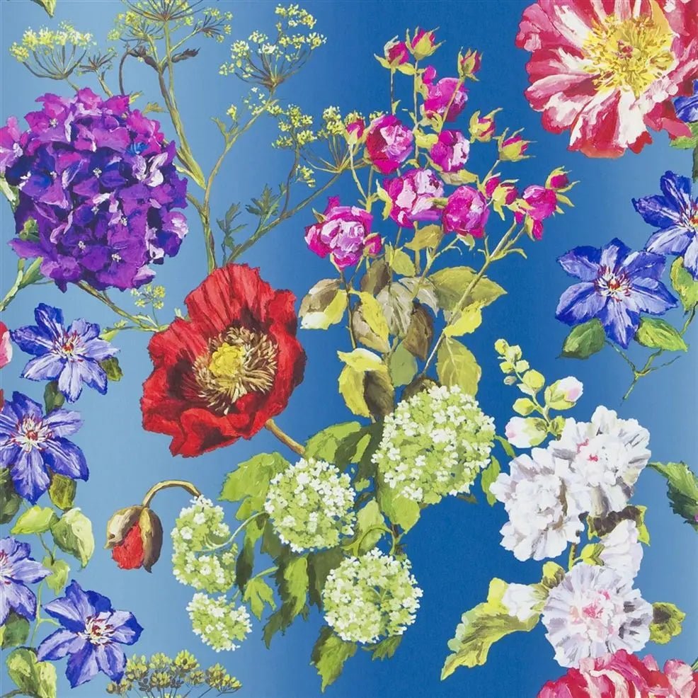 Alexandria Wallpaper - Lapis - P623/01 - Designers Guild - Premier Wallcovering