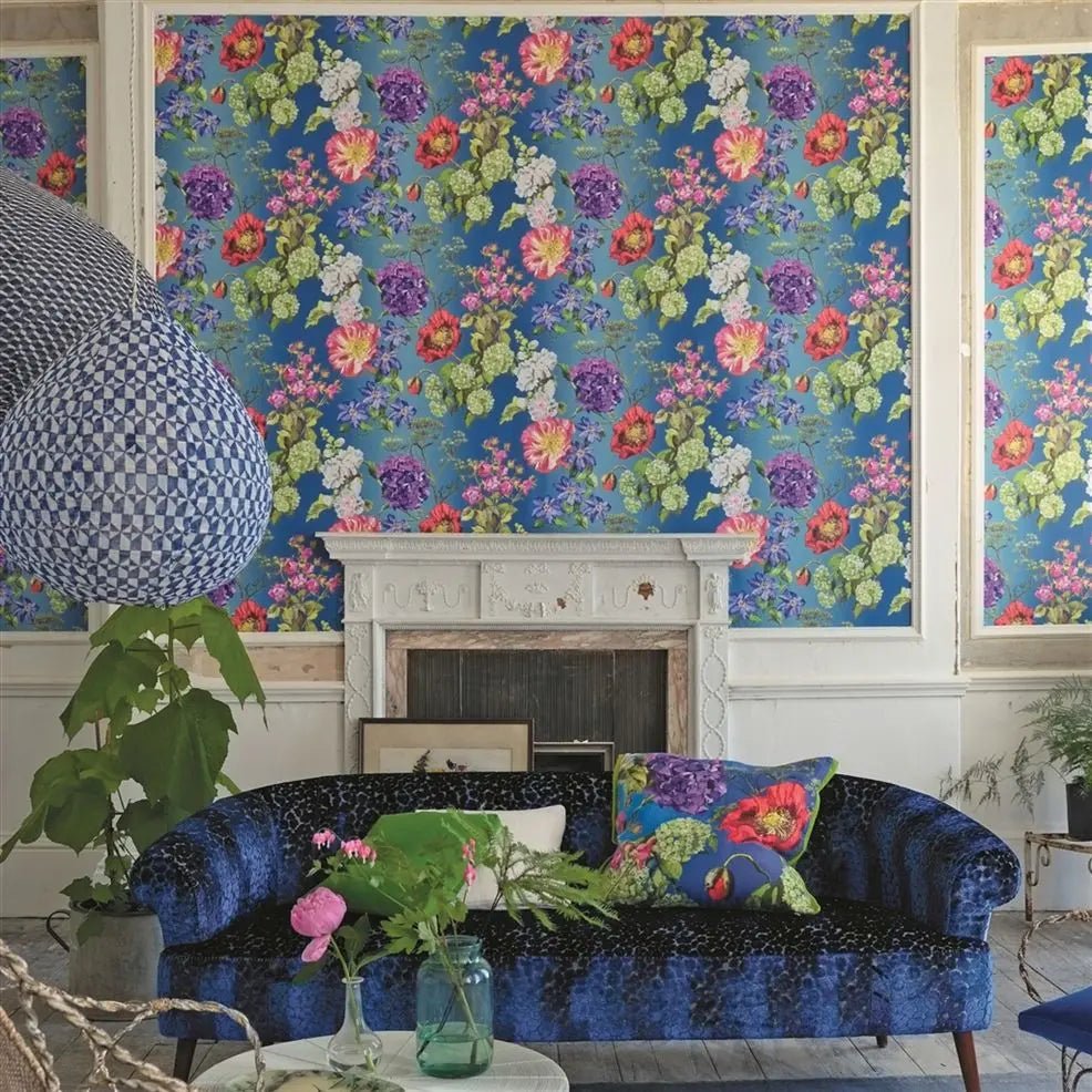 Alexandria Wallpaper - Lapis - P623/01 - Designers Guild - Premier Wallcovering