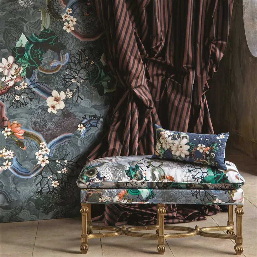 Algae Bloom Fabric - Pearl - Christian Lacroix - FCL7062/01 - Premier Wallcovering