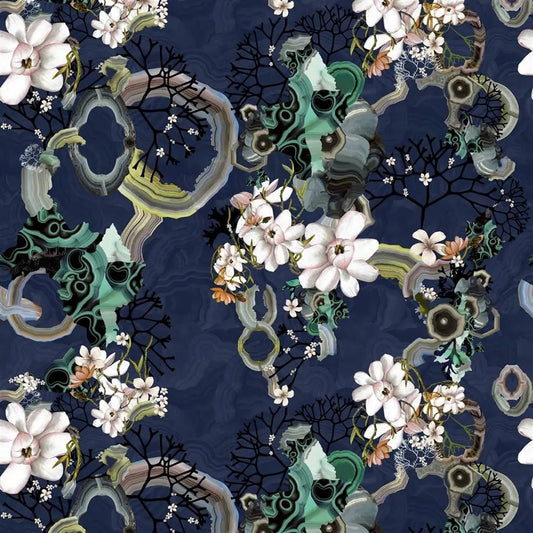 Algae Bloom Fabric - Soft Agate - Christian Lacroix - FCL7061/01 - Premier Wallcovering