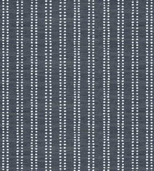 Algonquin Vinyl Wallpaper - Midnight Blue - Christopher Farr Cloth - CFW226 - 05 - Premier Wallcovering