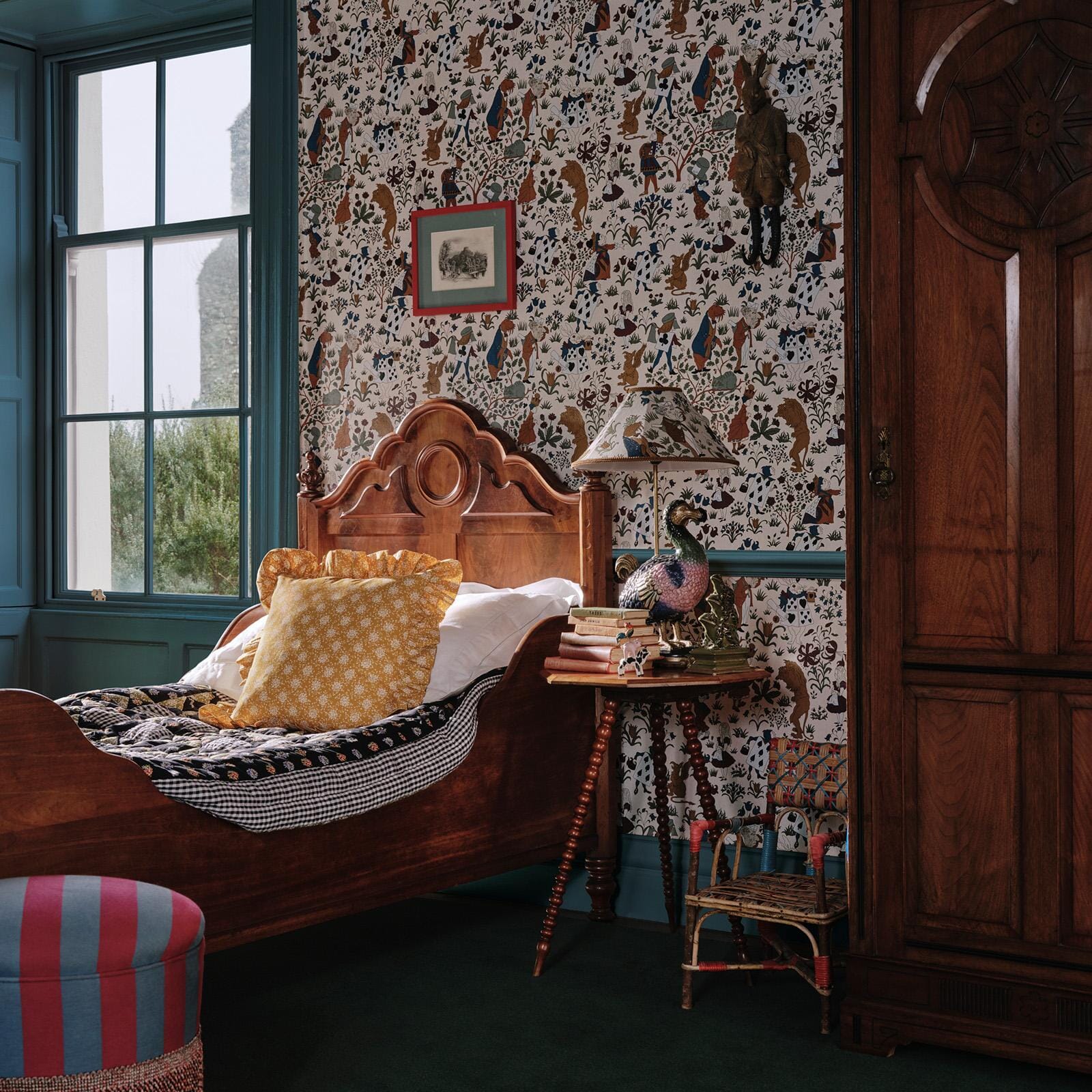 Alice In Wonderland Wallpaper - Cream - House of Hackney - 1 - WA - ALI - DI - ECR - XXX - Premier Wallcovering