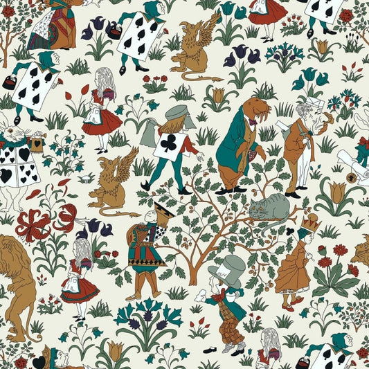 Alice In Wonderland Wallpaper - House of Hackney - 1 - WA - ALI - DI - ECR - XXX - Premier Wallcovering