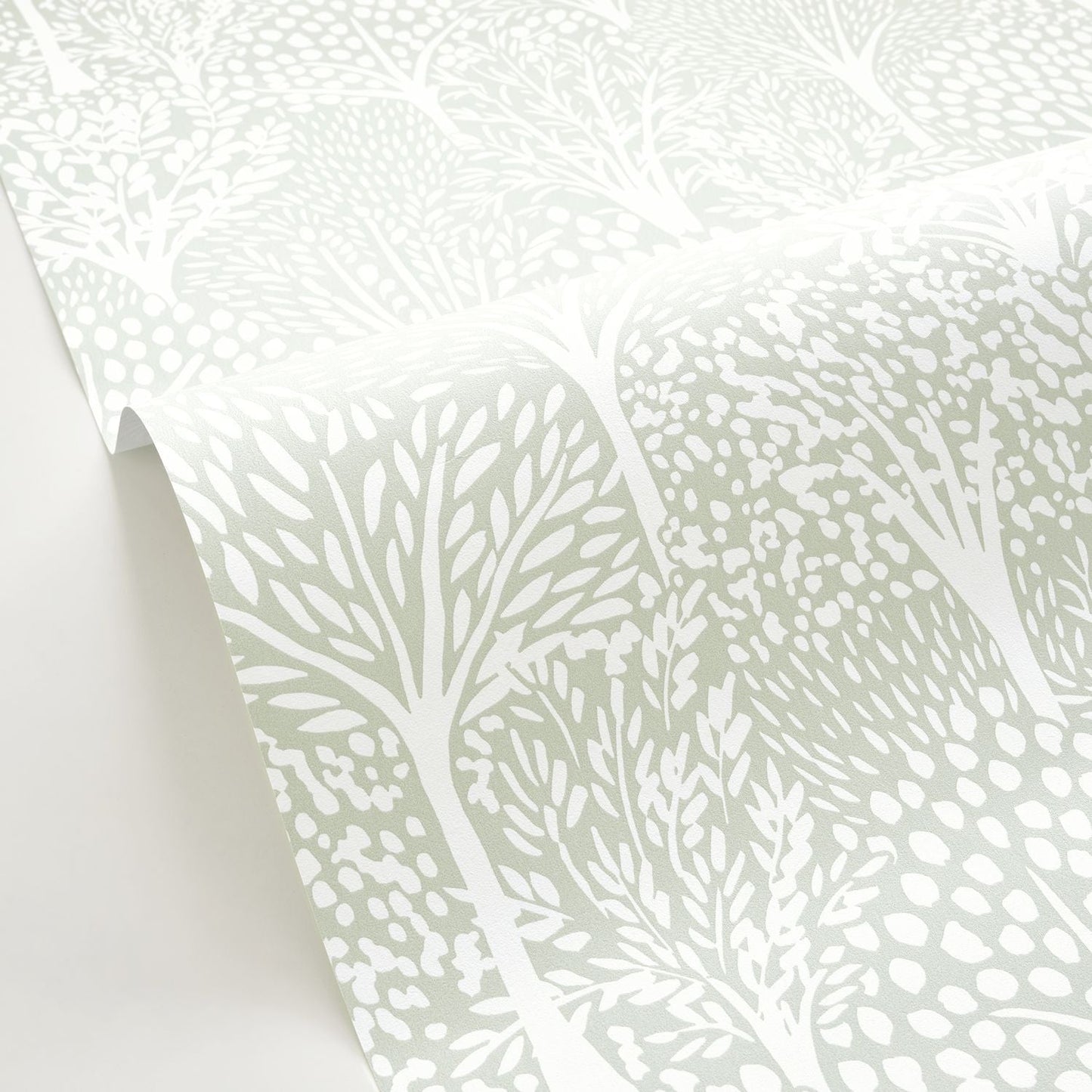 Alice Wallpaper - Vert D'eau Blanc - Caselio - 104407053 - Premier Wallcovering