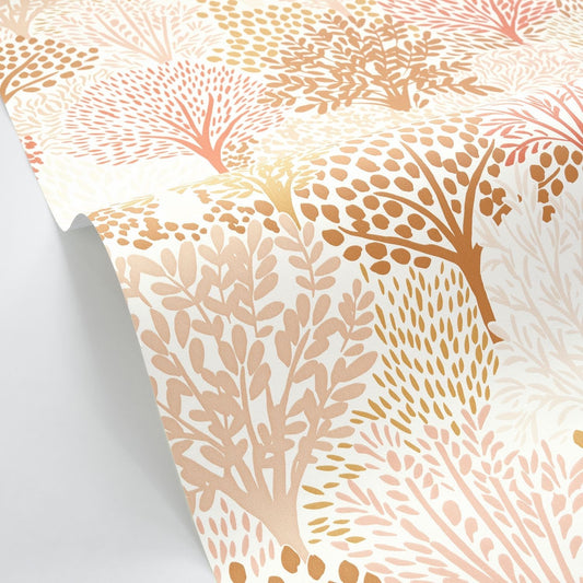 Alice Wallpaper - Rose - Caselio - 104400463 - Premier Wallcovering