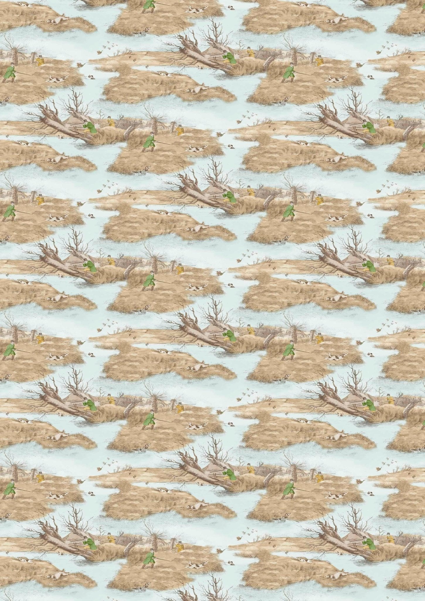 Lewis & Wood - Alken Wildfowlers - Beige - Premier Wallcovering