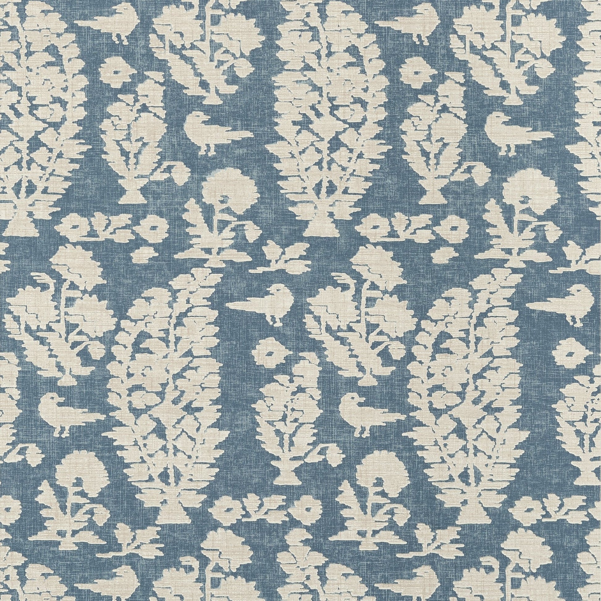 Allaire Wallpaper - Slate Blue - Thibaut - T72594 - Premier Wallcovering