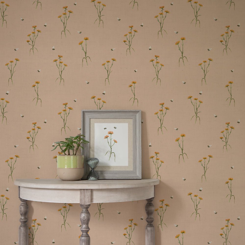 Allimore Wallpaper - Apricot - Voyage Maison - ALLIMOR/WPO/APR - Premier Wallcovering
