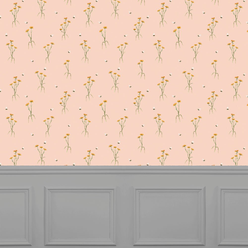 Allimore Wallpaper - Apricot - Voyage Maison - ALLIMOR/WPO/APR - Premier Wallcovering