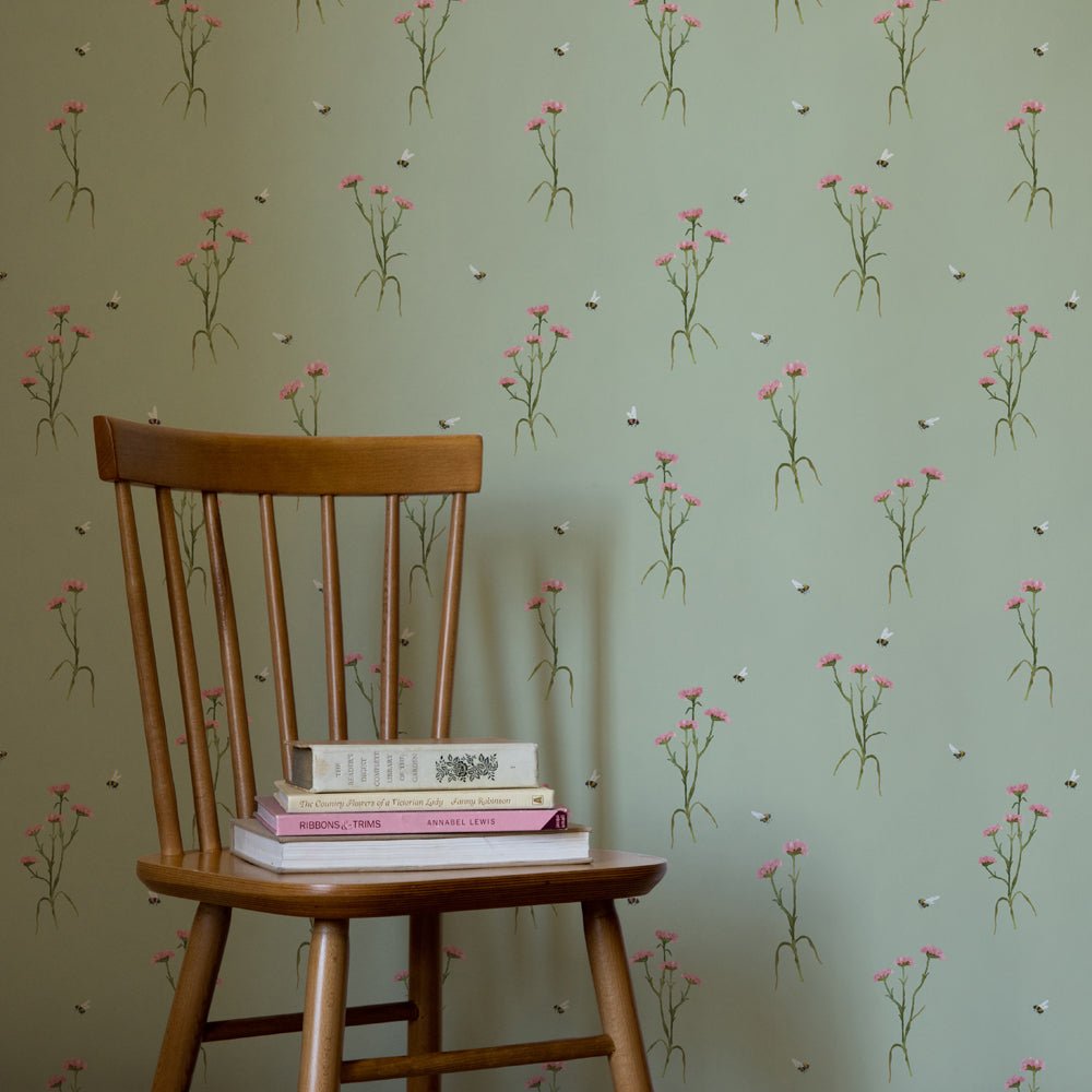 Allimore Wallpaper - Sage - Voyage Maison - ALLIMOR/WPO/SAG - Premier Wallcovering