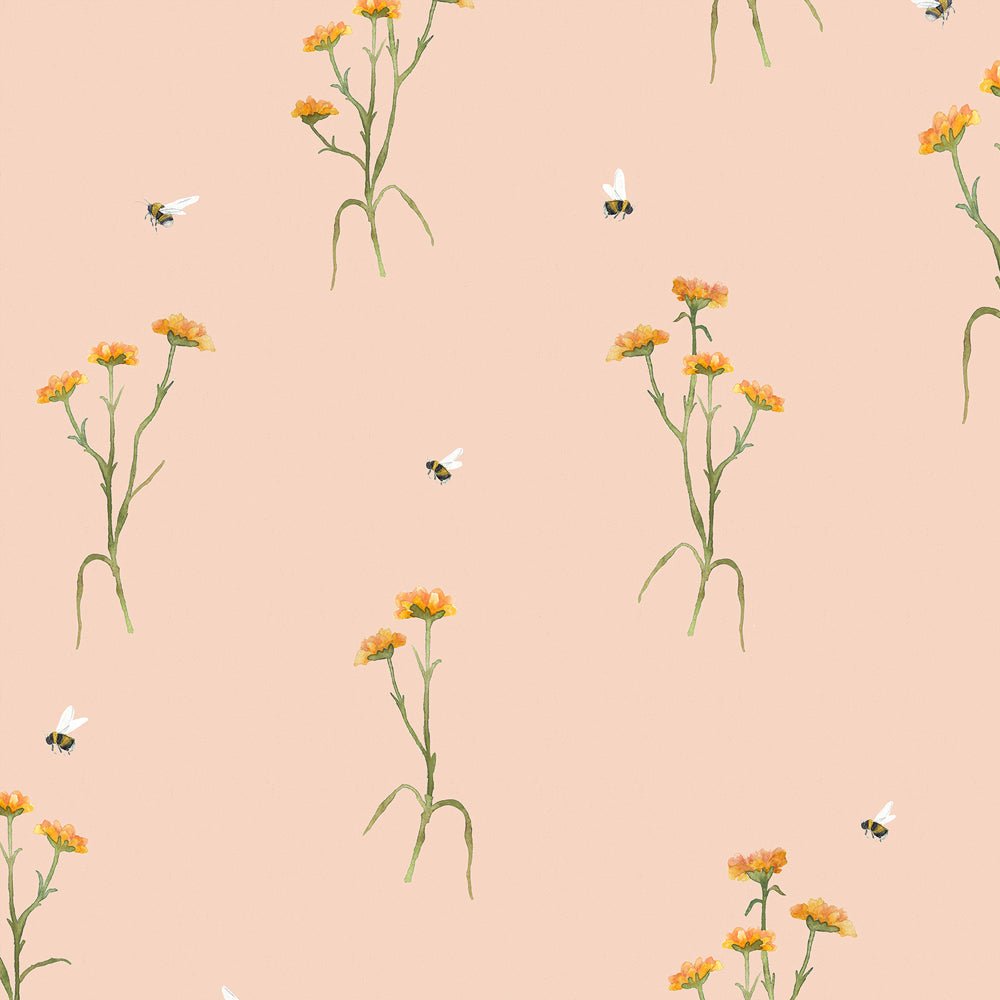 Allimore Wallpaper - Apricot - Voyage Maison - ALLIMOR/WPO/APR - Premier Wallcovering