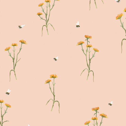 Allimore Wallpaper - Apricot - Voyage Maison - ALLIMOR/WPO/APR - Premier Wallcovering