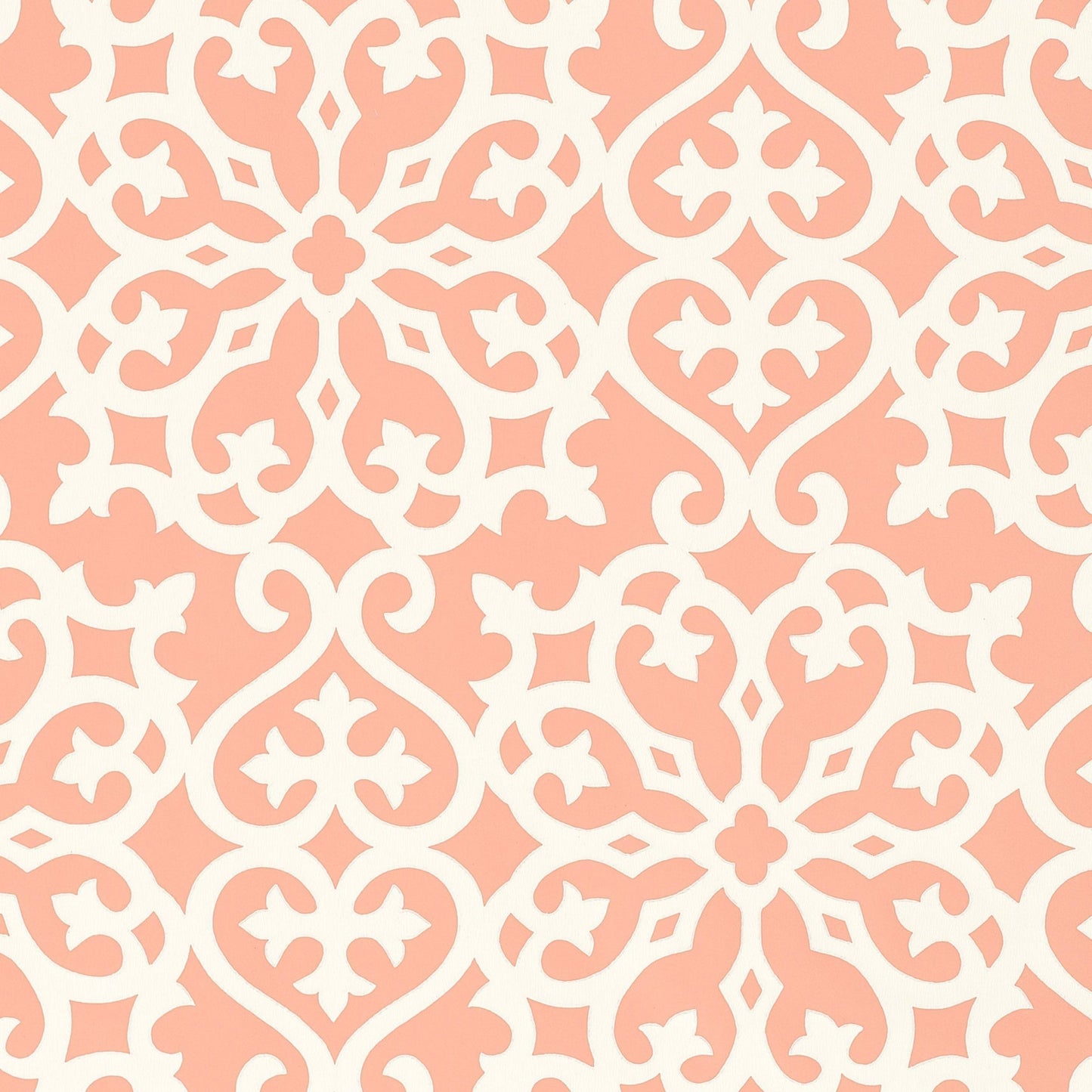 Allison Wallpaper - Coral - Thibaut - T1831 - Premier Wallcovering