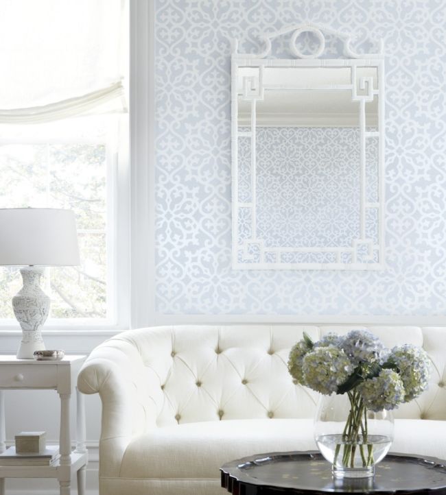 Allison Wallpaper - Linen - Thibaut - T1827 - Premier Wallcovering