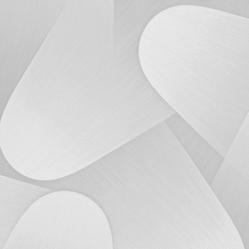 Allure Retro Geometric Metallic Wallpaper - White/Grey - Erismann - 10423 - 31 - Premier Wallcovering