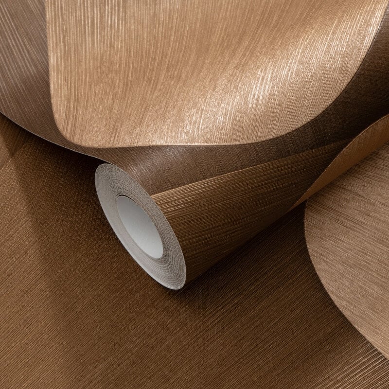Allure Retro Geometric Metallic Wallpaper - Brown/Bronze - Erismann - 10423 - 48 - Premier Wallcovering