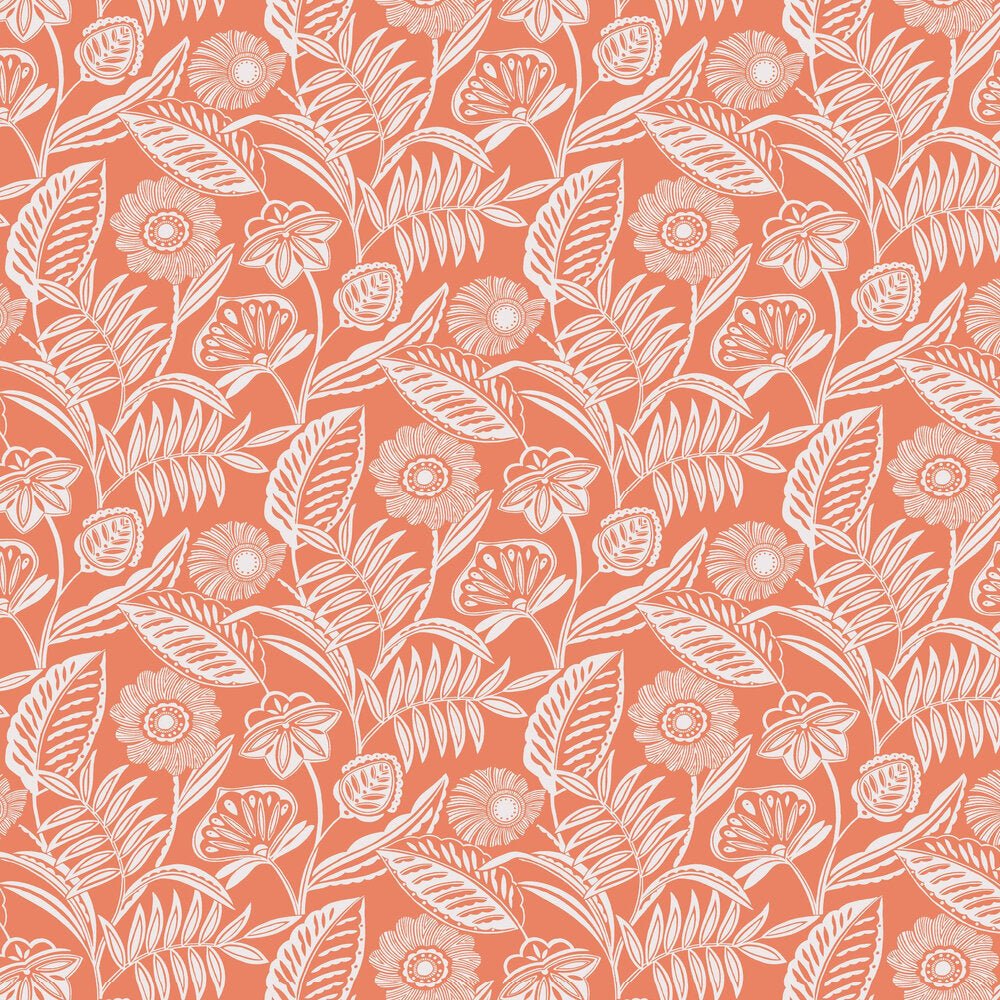 Alma Wallpaper - Coral - A Street Prints - AN87528 - Premier Wallcovering