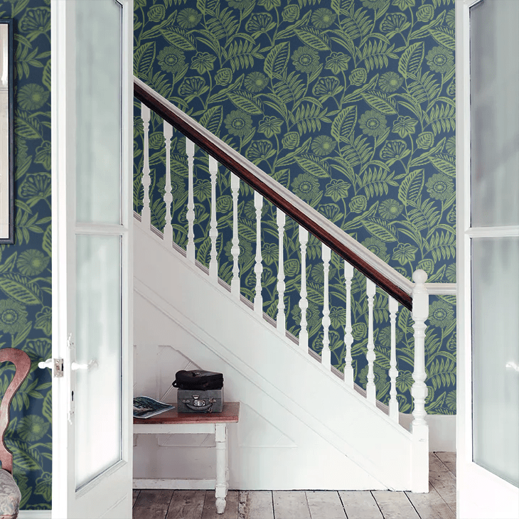 Alma Wallpaper - Blue / Green - A Street Prints - AN87527 - Premier Wallcovering