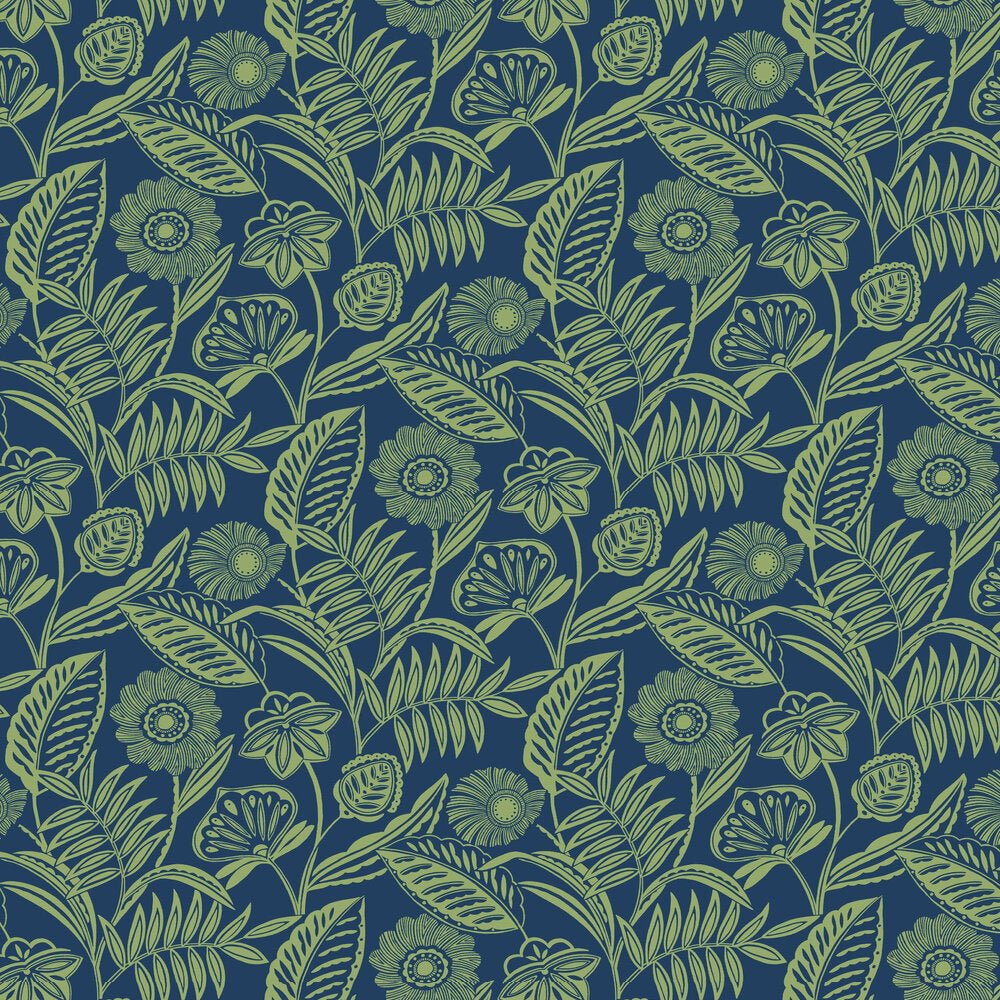 Alma Wallpaper - Blue / Green - A Street Prints - AN87527 - Premier Wallcovering