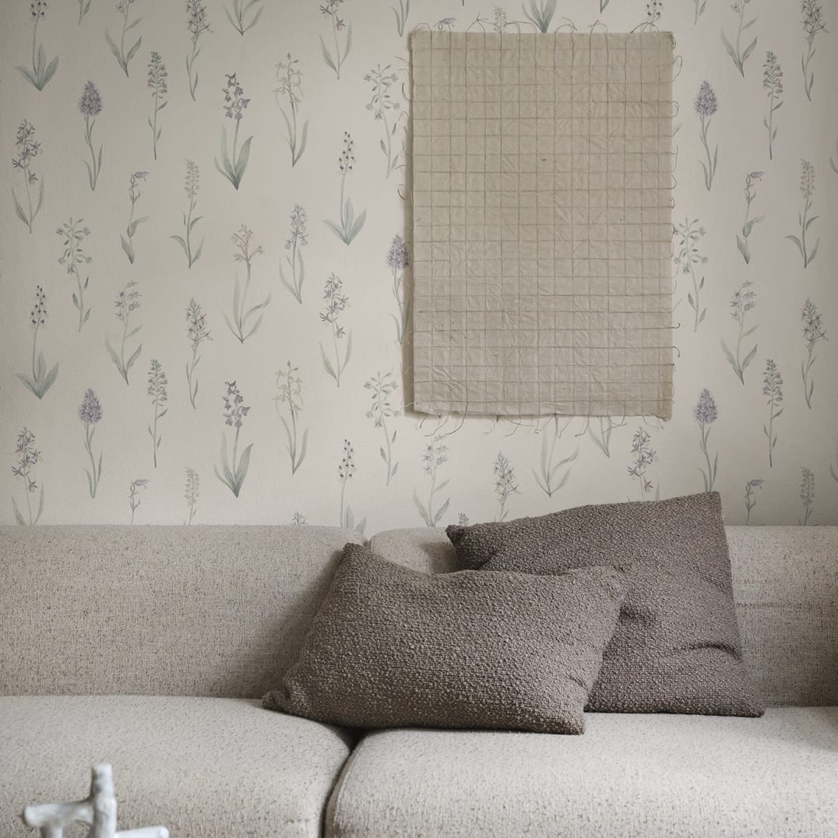 Alma Wallpaper - Lilac - Sandberg - S10335 - Premier Wallcovering