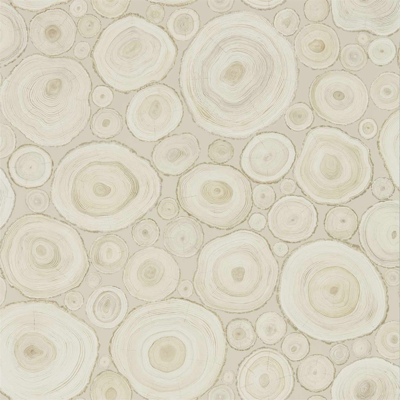 Alnwick Logs Wallpaper - Birch - Sanderson - DEBB216507 - Premier Wallcovering