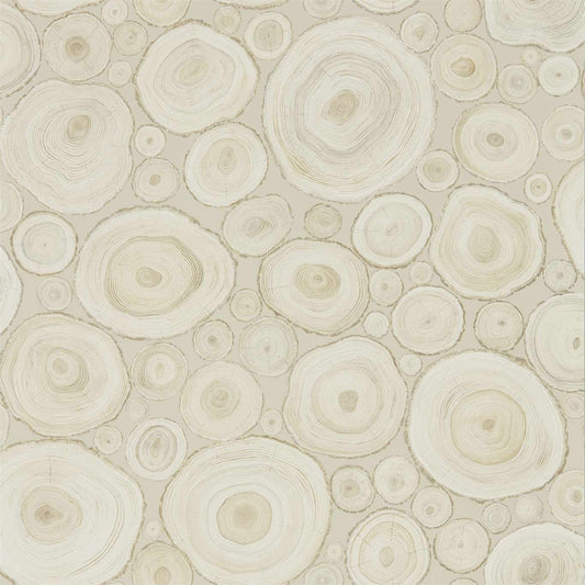 Alnwick Logs Wallpaper - Birch - Sanderson - DEBB216507 - Premier Wallcovering