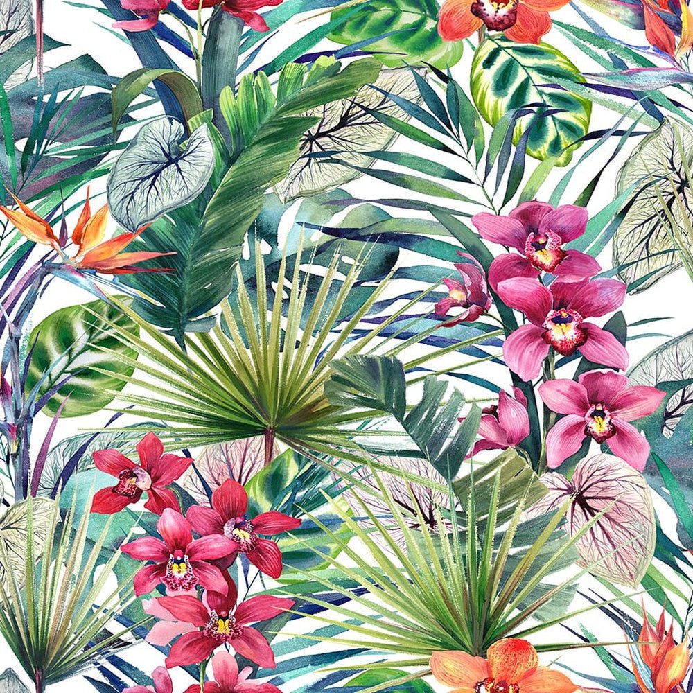 Aloha Tropical Wallpaper - Multi - Superfresco Easy - 104885 - Premier Wallcovering