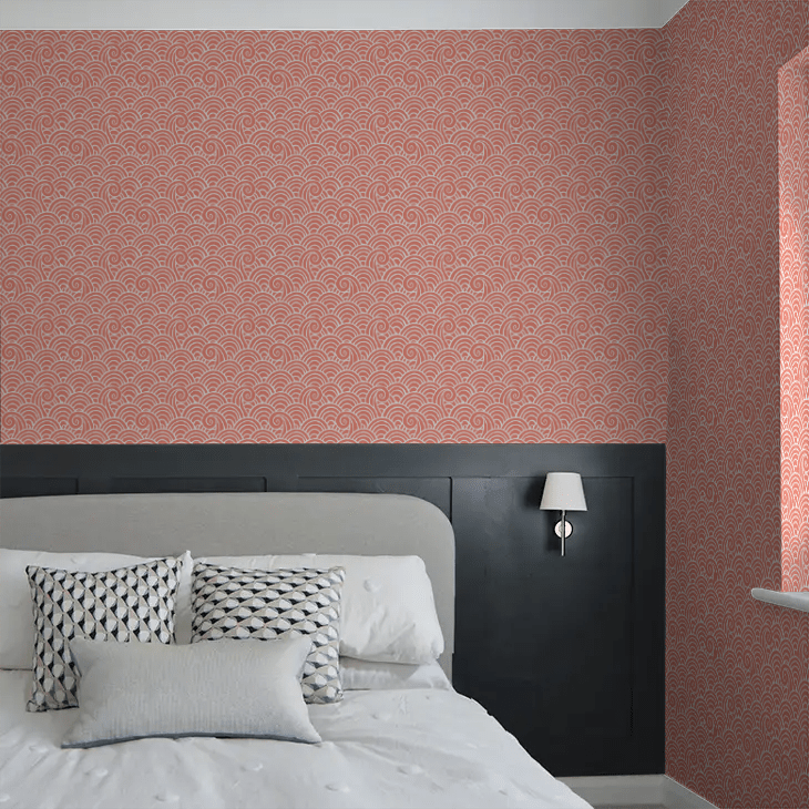 Alorah Wallpaper - Coral - A Street Prints - FD26306 - Premier Wallcovering