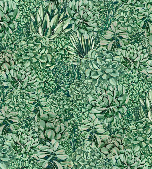 Alpine Landscape Wallpaper - Alpine Green - Brand McKenzie - BMTD001/02A - Premier Wallcovering
