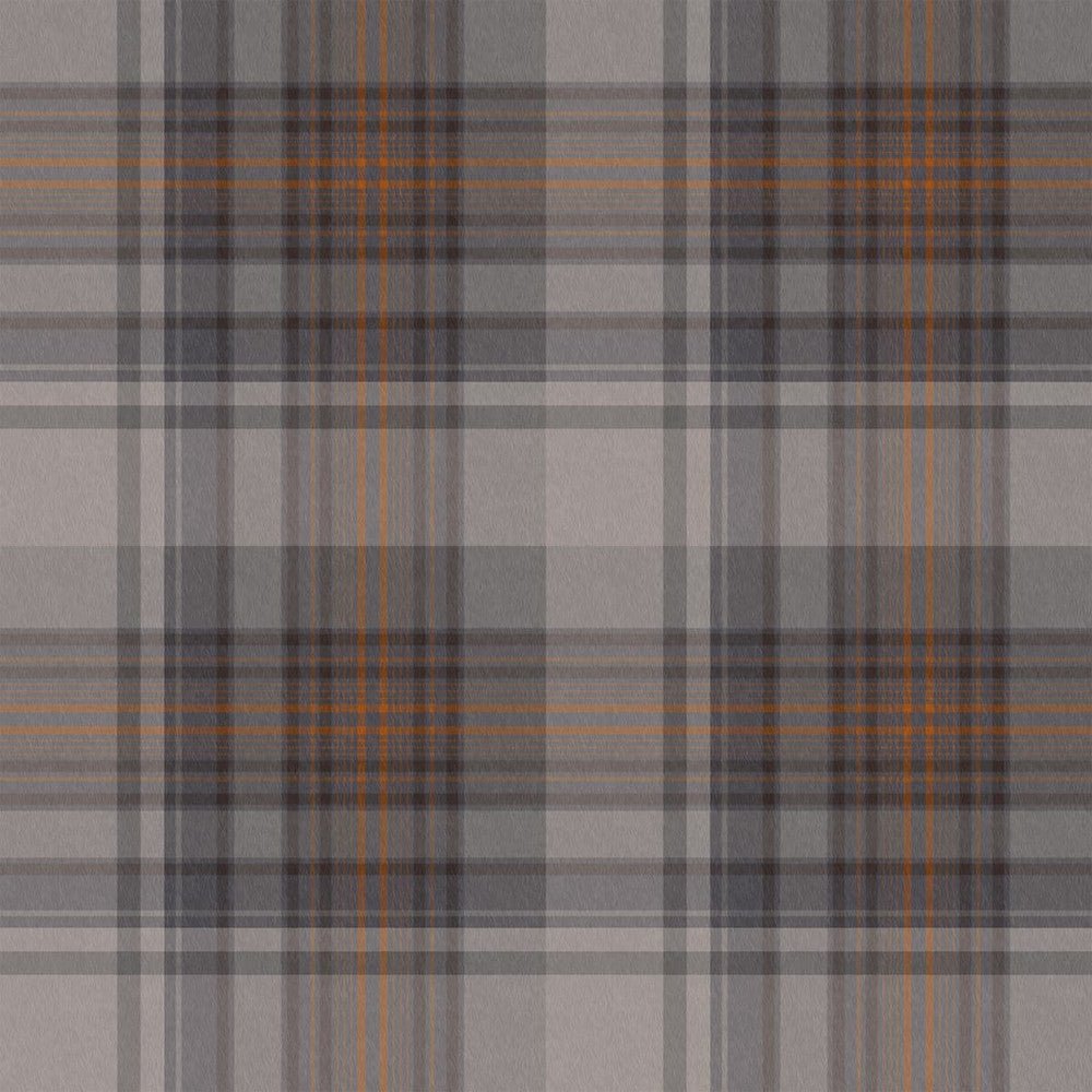 Alpine Lodge Check Wallpaper - Grey - Next - 121197 - Premier Wallcovering