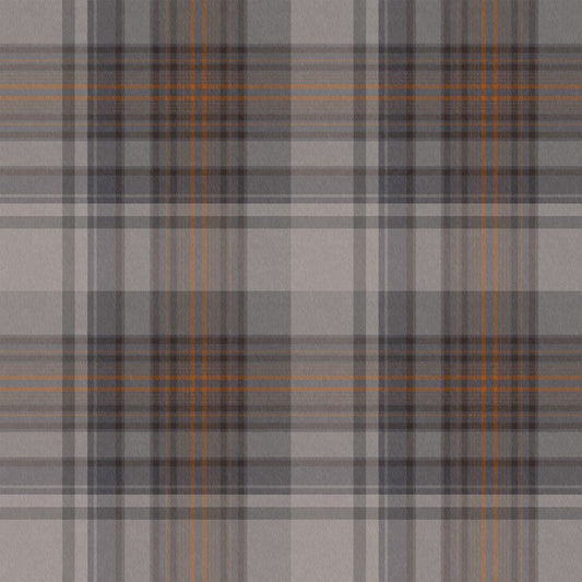 Alpine Lodge Check Wallpaper - Grey - Next - 121197 - Premier Wallcovering