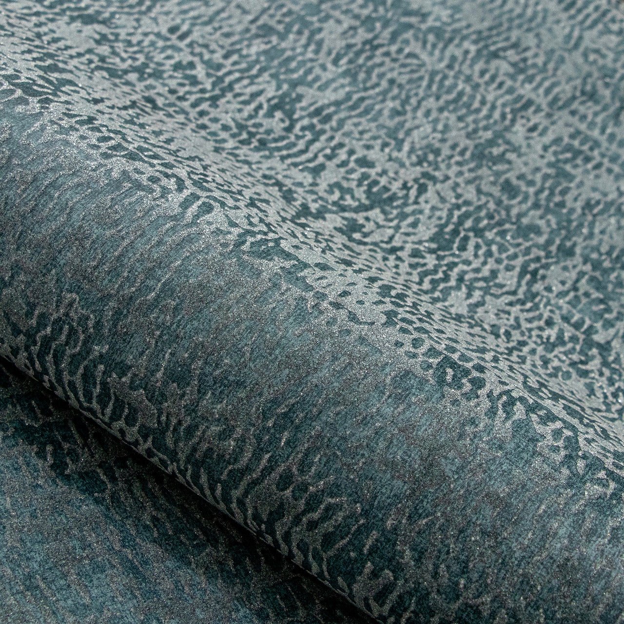 Alpine Reptile Feel Wallpaper - Petrol - Hohenberger - 81269 - Premier Wallcovering