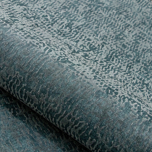 Alpine Reptile Feel Wallpaper - Petrol - Hohenberger - 81269 - Premier Wallcovering