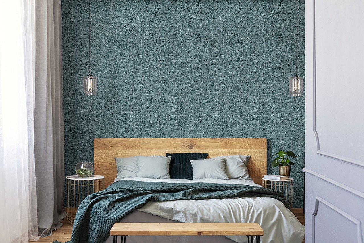 Alpine Reptile Feel Wallpaper - Petrol - Hohenberger - 81269 - Premier Wallcovering