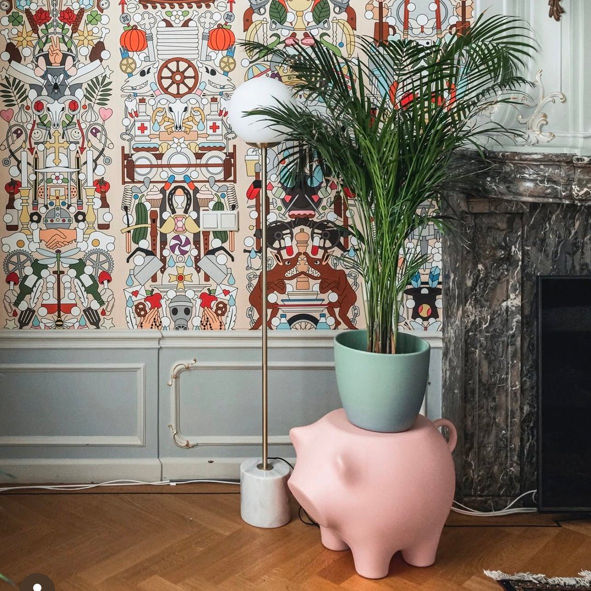 Alt Deutsch Wallpaper - Multicolored - NLXL - JOB - 04 - Premier Wallcovering