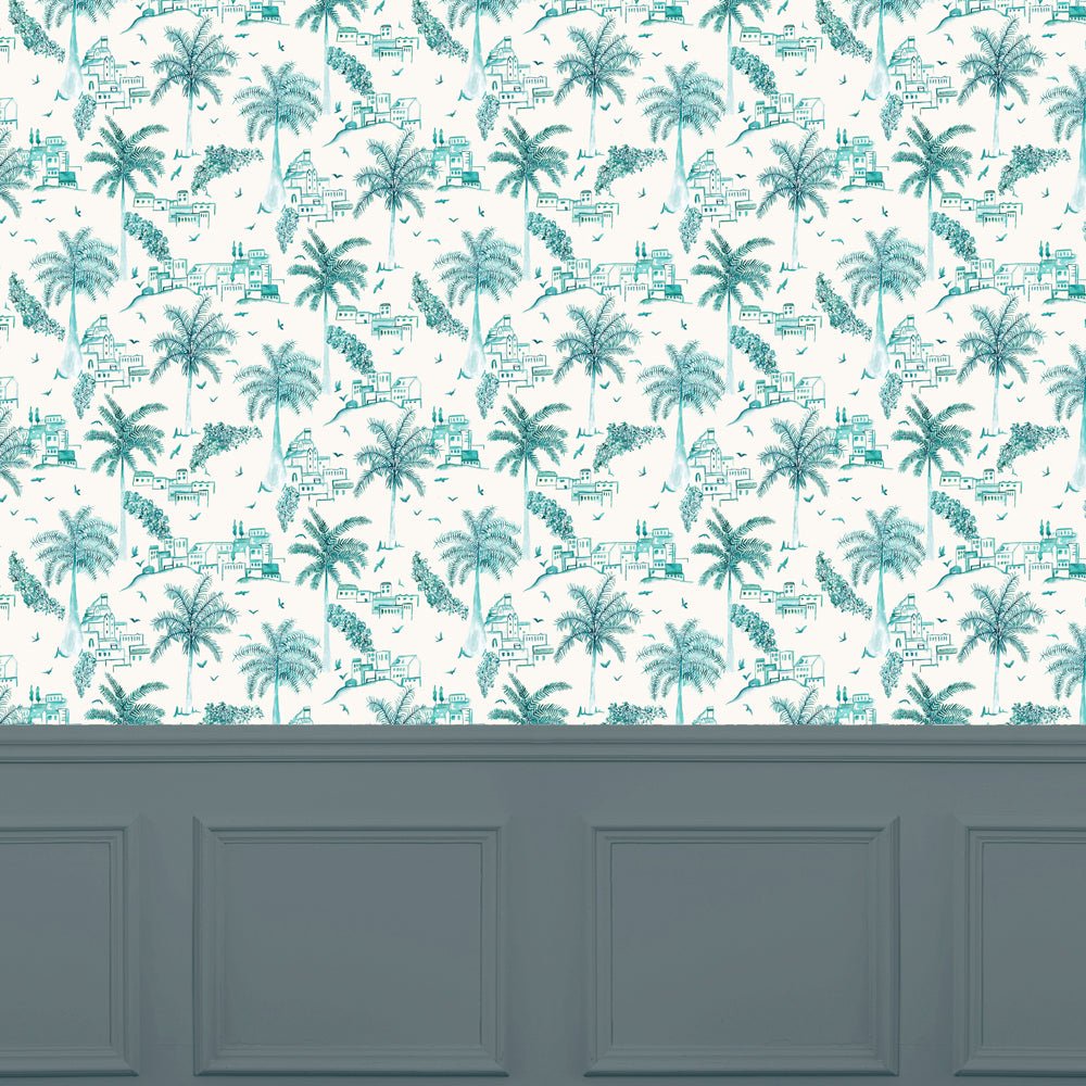 Altea Wallpaper - Seamist - Voyage Maison - ALTEA/WPO/SEA - Premier Wallcovering