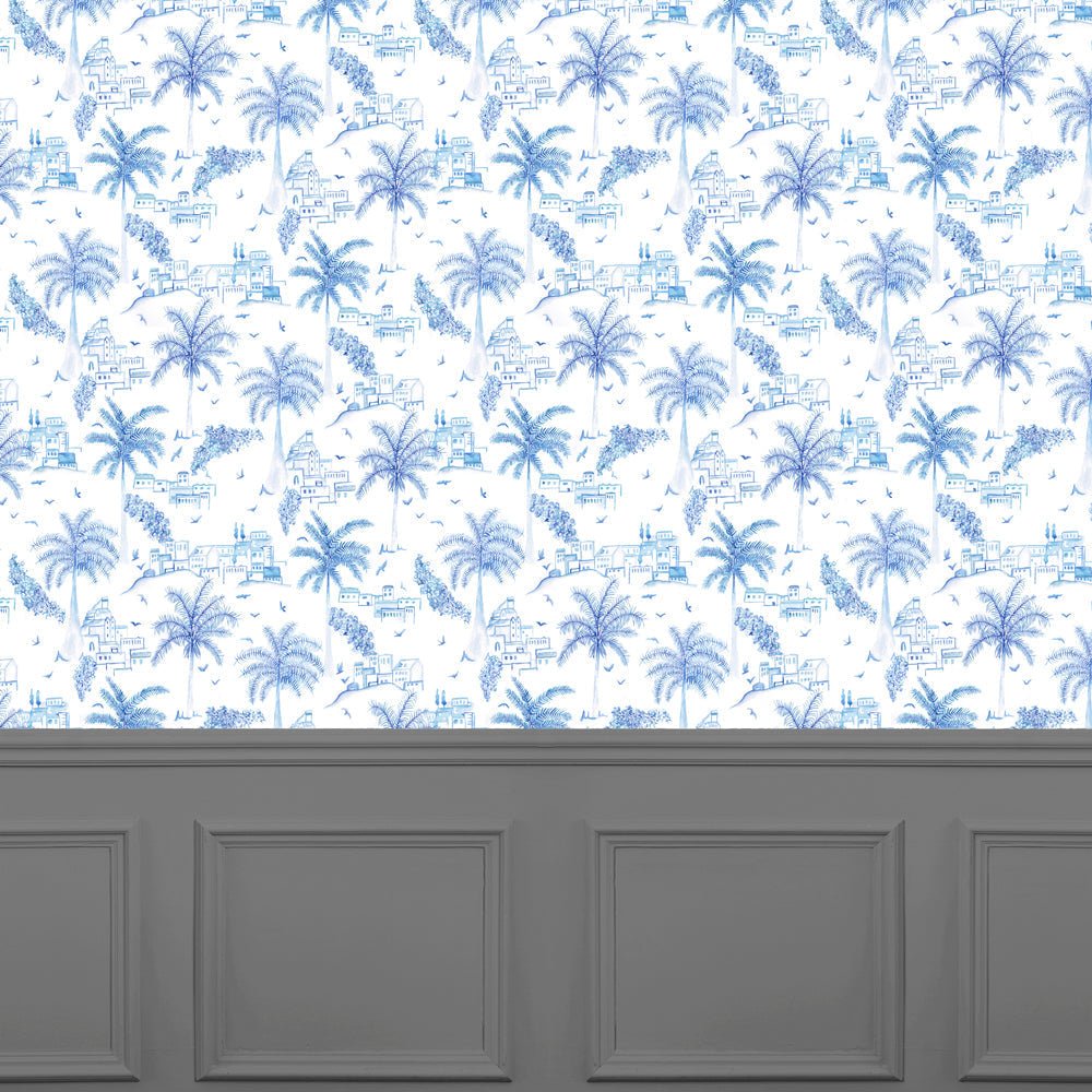 Altea Wallpaper - Cobalt - Voyage Maison - ALTEA/WPO/COB - Premier Wallcovering
